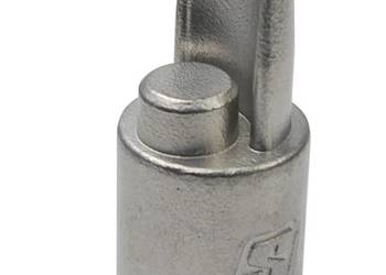 Końcówka-Adapter dolny do profilu fi 27 kwadrat wewnętrzny - Inox S-Line
