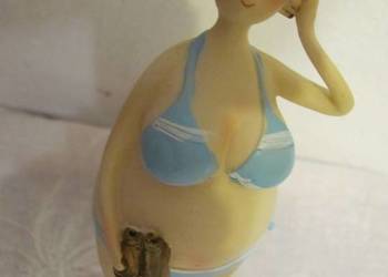 figurka plażowiczka z lornetką plus size xxl 17 cm