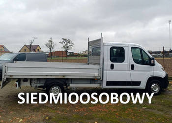 Fiat Ducato Brygadówka 7-Osób + skrzynia 3,40 x 2,10 m Salon PL