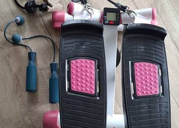 Stepper HMS skośny z linkami Rózowy