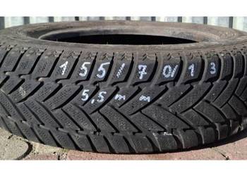 1x Opona zimowa Dunlop SP Winter Sport M3 155/70R13 75 T 5,5mm Czarna Opona