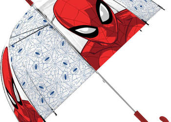 Spiderman Parasol Parasolka Spider-Man Marvel Transparentny