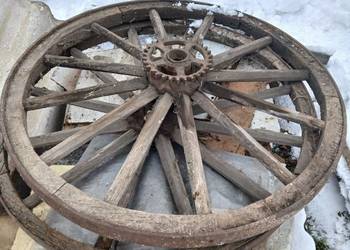 Koło drewniane od siewnika