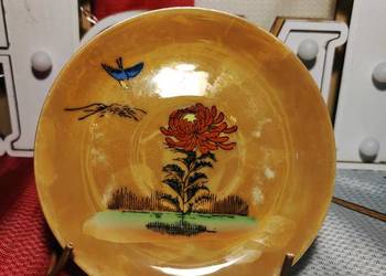 Filiżanka Porcelanowa z talerzykami styl japoński vintage