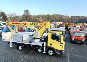 MAN TGL 8.210 Zwyżka WUMAG WT 230 23m w bok 18m podnośnik koszowy PILOT Ja…