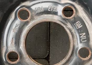 Felga stalowa 15 cali opel 5 x110