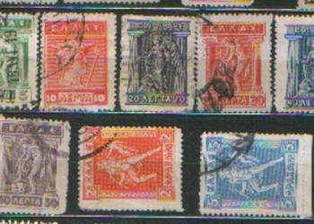 Zn. Grecja Mi 161 - 3, 5 -7, 9, 71 kas 1911 kas 1911