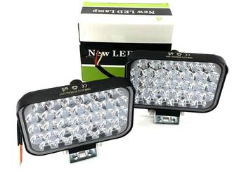 Zestaw lamp roboczych 198W LED halogen 12-24V 2 sztuki 4x4 B