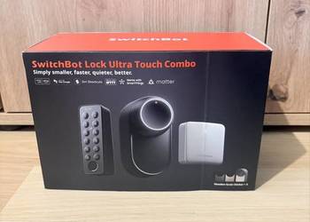 Inteligentny Zamek SwitchBot Lock Ultra Touch Combo | Matter | Biometryka |