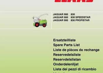 Katalog części Claas Jaguar 900 - 830 | SPEEDSTAR | PROFISTAR