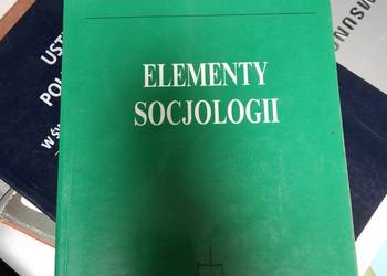 Elementy socjologii antykwariat księgarnia studia książki