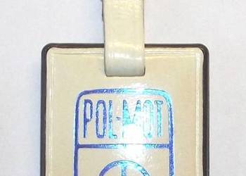 Pol-Mot 1979 Targi Poznańskie brelok skóra