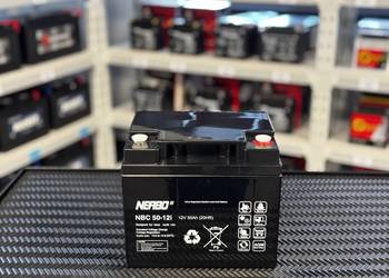 Akumulator 12V/50Ah  NERBO NBC  CYKLICZNY P+