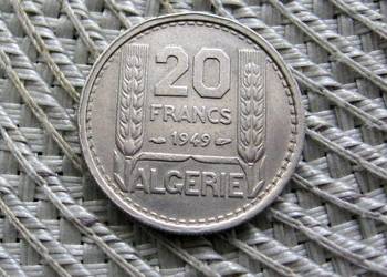 Algieria Francuska 20 Frank 1949r