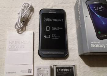 Nowy Samsung Galaxy Xcover 3 1,5 GB / 8 GB szary ORYGINAŁ POLSKI SALON FOLI