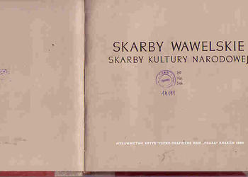(3557) SKARBY WAWELSKIE SKARBY KULTURY NARODOWEJ ALBUM