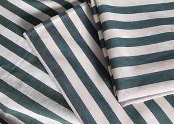 Tkanina na leżaki, pokrycie markizy, 260x220cm materiał w paski. Bawełna