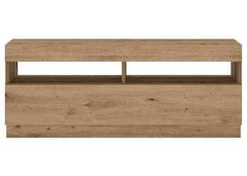 Szafka pod TV z oświetleniem LED dąb artisan 100x35x40 cm WM-856356