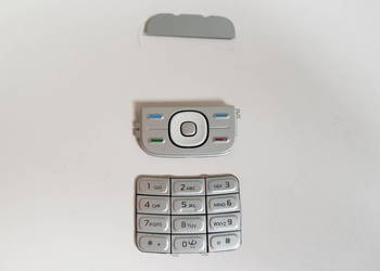 Klawiatura Klawisze Nokia 5200 5300 srebrna NOWA