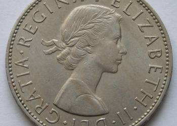 Wielka Brytania 1/2 korony 1965 - Elżbieta II