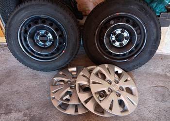 4 opony zimowki na stalowych felgach  Hyundai ix20