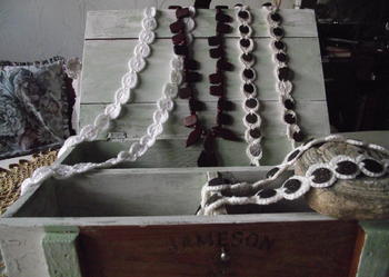 SKRZYNIA NA SKARBY PO RENOWACJI  - SHABBY CHIC