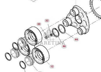 Fendt 930 933 936 939 942 Vario Gen 6 Przekładnia Planetarna Jarzmo Koło C…