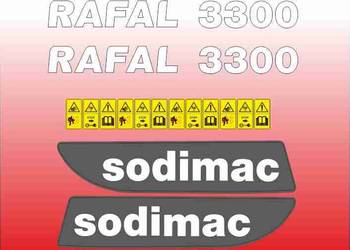 Naklejki na sodimac rafal 3200, 3300, 3600 - mocne i odporne