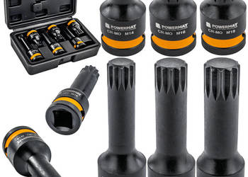 nasadki udarowe spline 1/2 crmo 6szt PM-ZNU-1418T