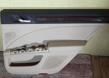 Boczek tapicerka drzwi skoda superb II prawy tył + głośnik