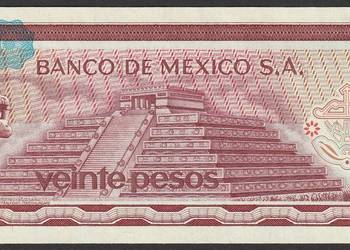 MEKSYK 20 PESO 1977 - STAN BANKOWY UNC