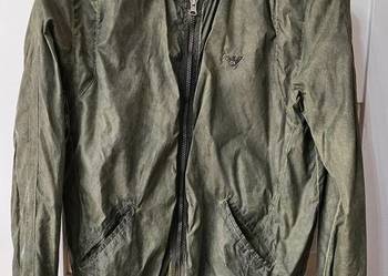 Kurtka Armani L zielona EA7 cieniowana  wiosenna Exchange giorgio