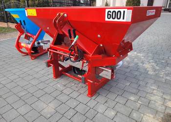 Rozsiewacz nawozów 2 tarczowy Siewka dwu talerzowa 400l 600l 800l 1000l