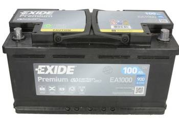Akumulator 100Ah 900A Exide Premium EA1000 EN PRAWY PLUS