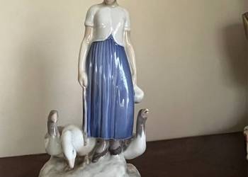 Dziewczyna z gęsiami. Figurka. Copenhagen Porcelain. B & G