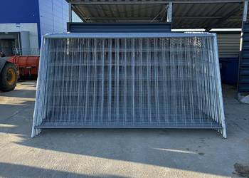 Gotowe zestaw 100 MB ogrodzenia tymczasowego - stopy klamry transport