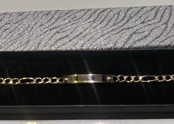 Złota Męska Bransoletka pr 585 waga 15,74 gr Super Okazja