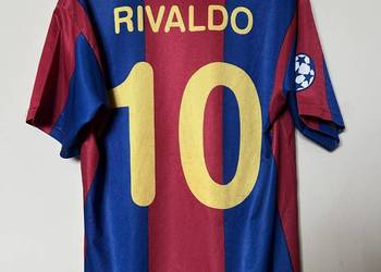 Vintage F.C. BARCELONA 1998 - 1999 nr 10 RIVALDO - L - UNIKAT