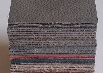 Skóra Kwadrat 6 x 6 cm (50 sztuk) Licowa Włoska Mix kolorów (nr 9)