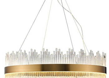 Delhi Crystal Rods żyrandol 60cm LED kryształowy