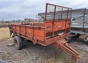 Rozrzutnik obornika jednoosiowy ruski rosyjski całość części