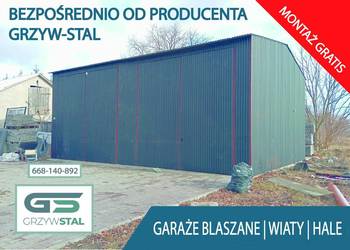 Garaż Blaszany /Wiata Blaszana / Magazyn / Blaszany/ Hala – GRZYWSTAL