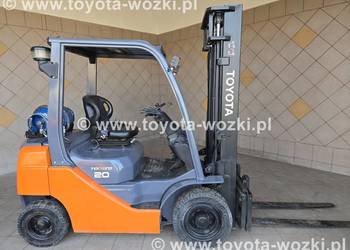 Wózek Widłowy TOYOTA 8FGF20,  3700 mm, TOYOTA 8FG20