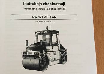 dtr instrukcja obsługi walec bomag bw174ap4am