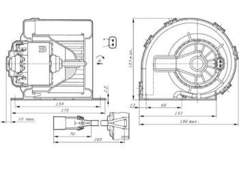 Dmuchawa John Deere oryginał AL80700, AL214942, AL110881