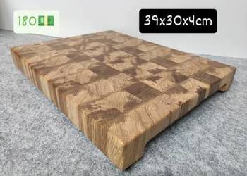 Deska sztorcowa dębowa do krojenia - serwowania 39x30