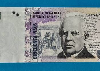 50 argentyńskich pesos 1999-03. (UNC)