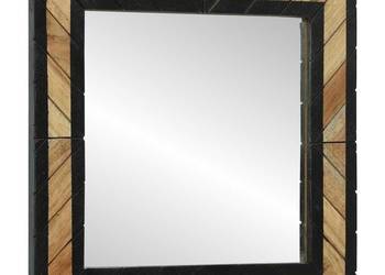 vidaXL Lustro Czarny i Brązowy 50 x 2 x 50 cm(SKU: 374116)