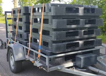 Palety plastikowe pełne 120x100