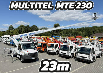 Mercedes Sprinter Podnośnik Koszowy 23m MULTITEL MTE230 Zwyżka Palfinger R…
